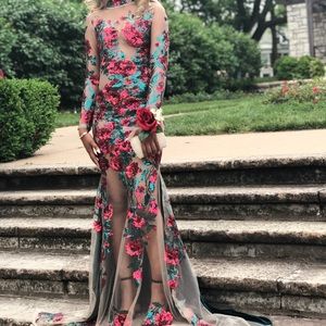 Custom made prom dress
